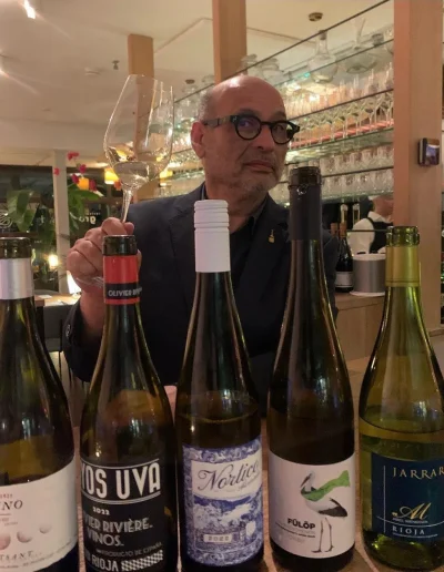 wijnselectie door sommelier john